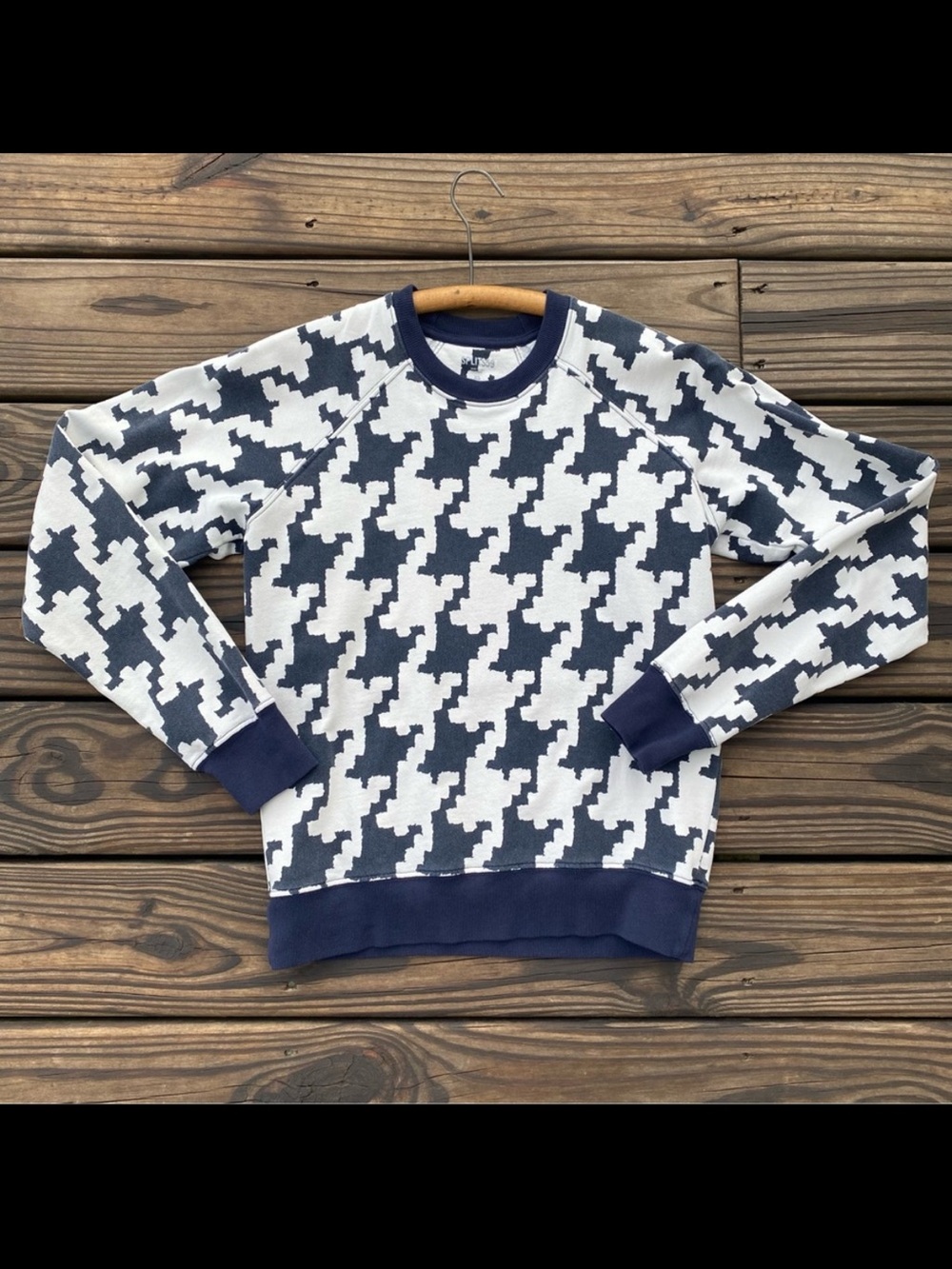 Splits59 Tilda French Terry Sweatshirt in Houndstooth